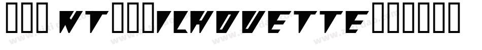 UFO nt51Silhouette字体转换